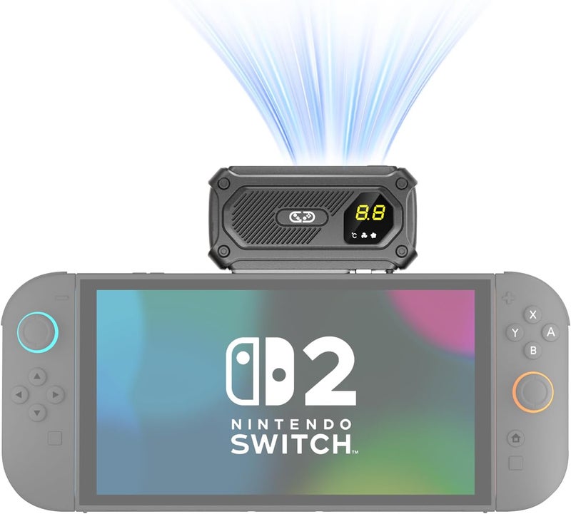 Saitake Cooling Fan for Nintendo Switch 2,Rapid Cooling,Two-Speed Adjustable,Real-Time Temperature Monitoring (Some Wind Noise During Operation and The Case Needs to Be Removed When In Use!) - Image 1